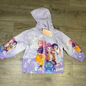 KPop Demon Hunters Netflix Windbreaker/Raincoat 6-7 Size Graphic Hoodie